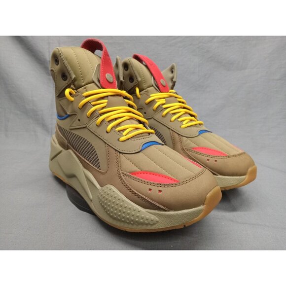 Puma Boys RS-X Mid M.I. JR Green Black Size 7 NEW NO BOX! - Picture 10 of 11